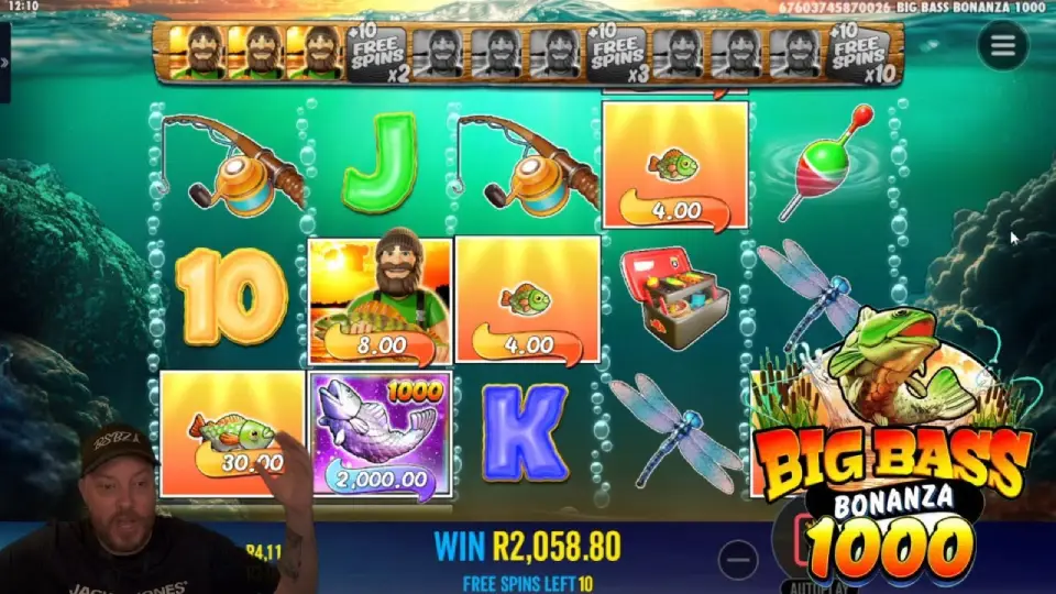 Big Bass Bonanza da Pragmatic Play no APP UXBET